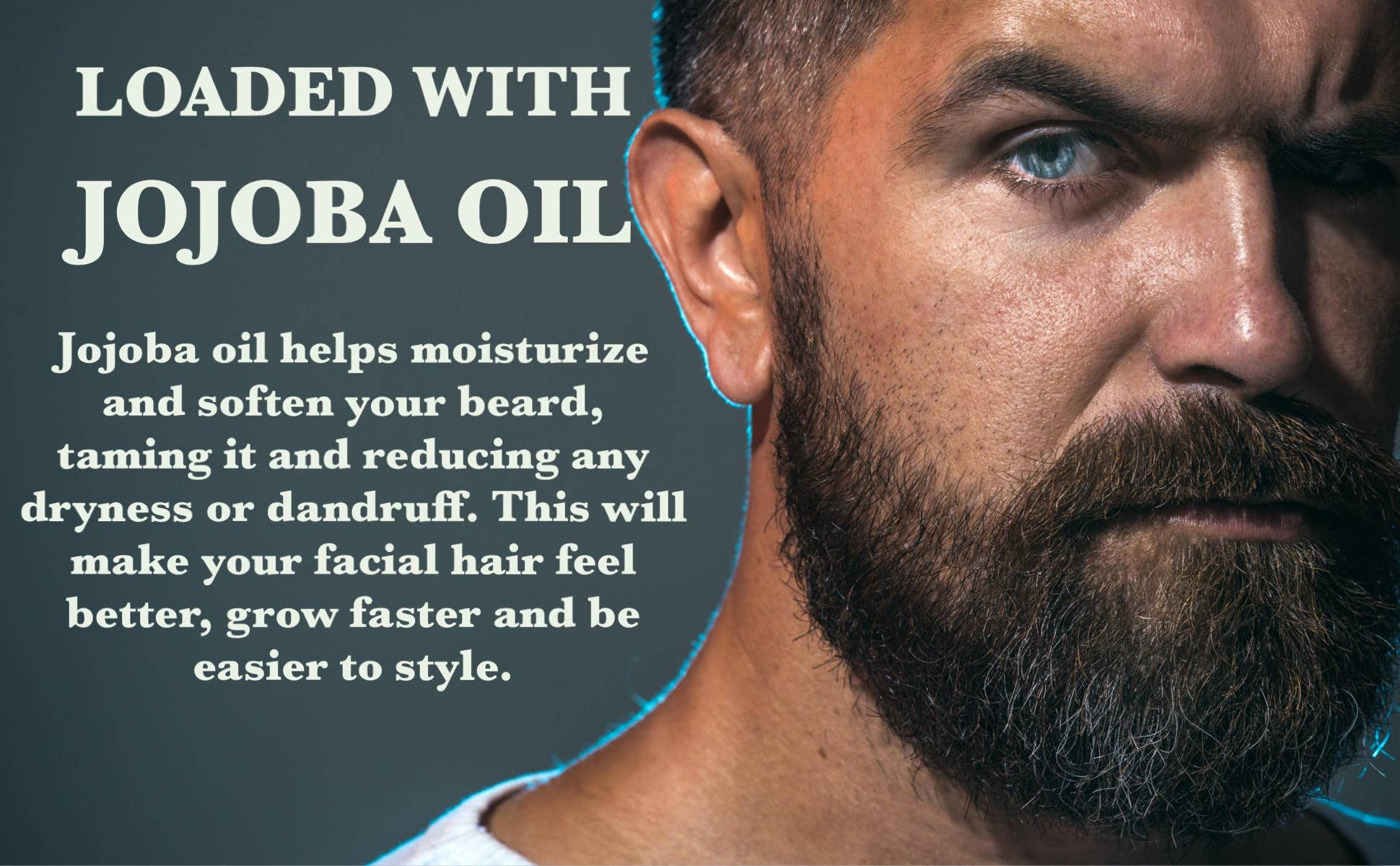 GBS BEARD OIL WITH JOJOBA + GRAPESEED OIL