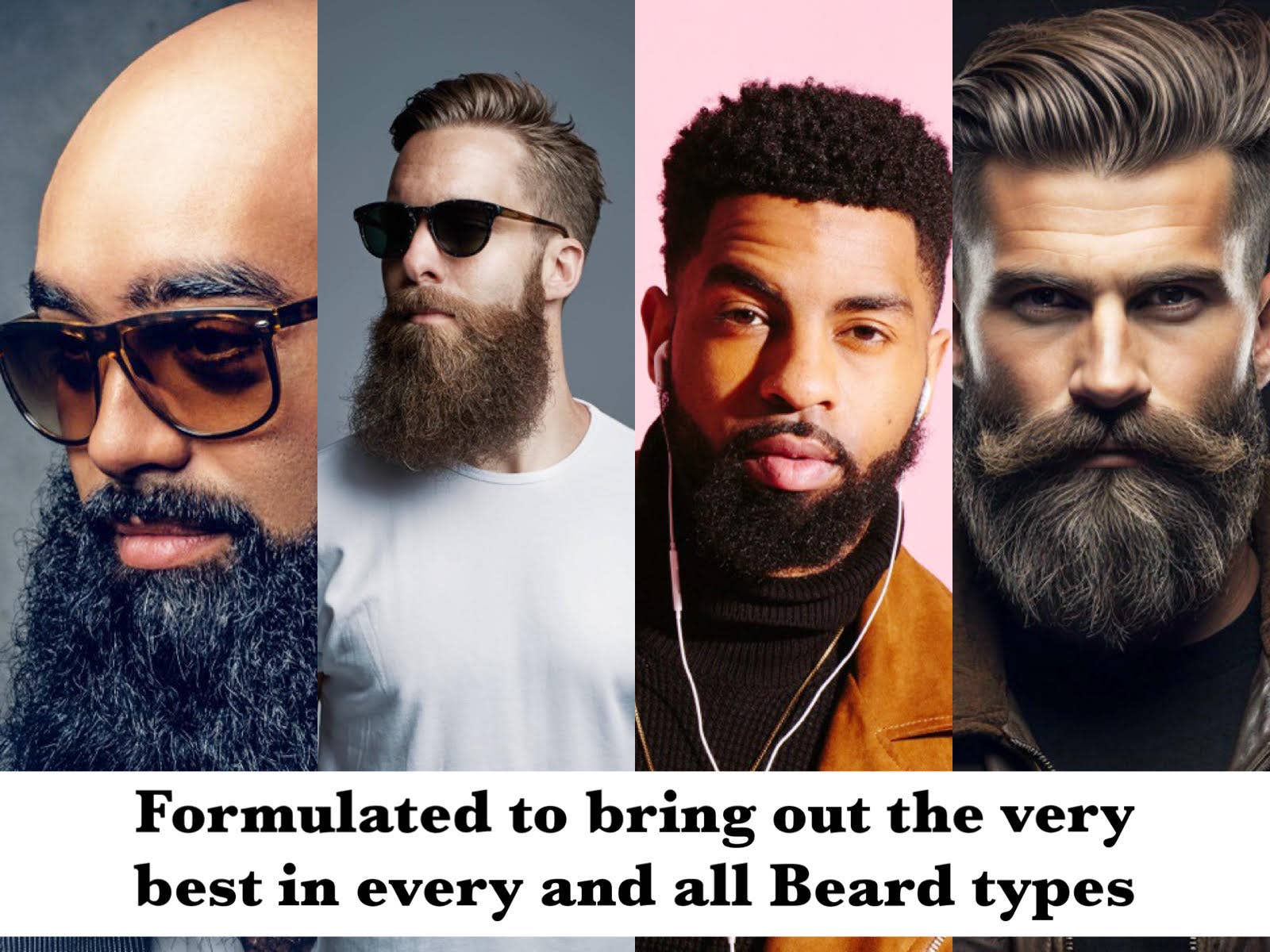 Men's Beard Natural Hair Growth Serum with Biotin 1 oz